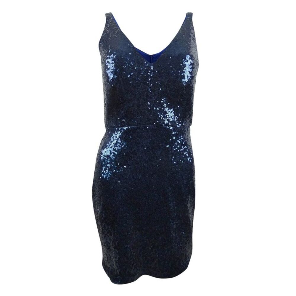 Nightway Women's Petite Sequin Sheath Dress - Peacock